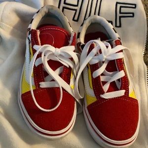 Size 12 kids flame vans